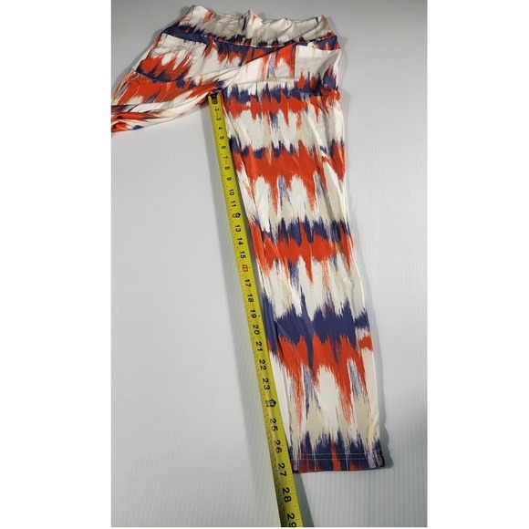 Work Out Lily by Firmanara Print Leggings High‎ Waist Stretch Casual Pants L/XL - Picture 4 of 8